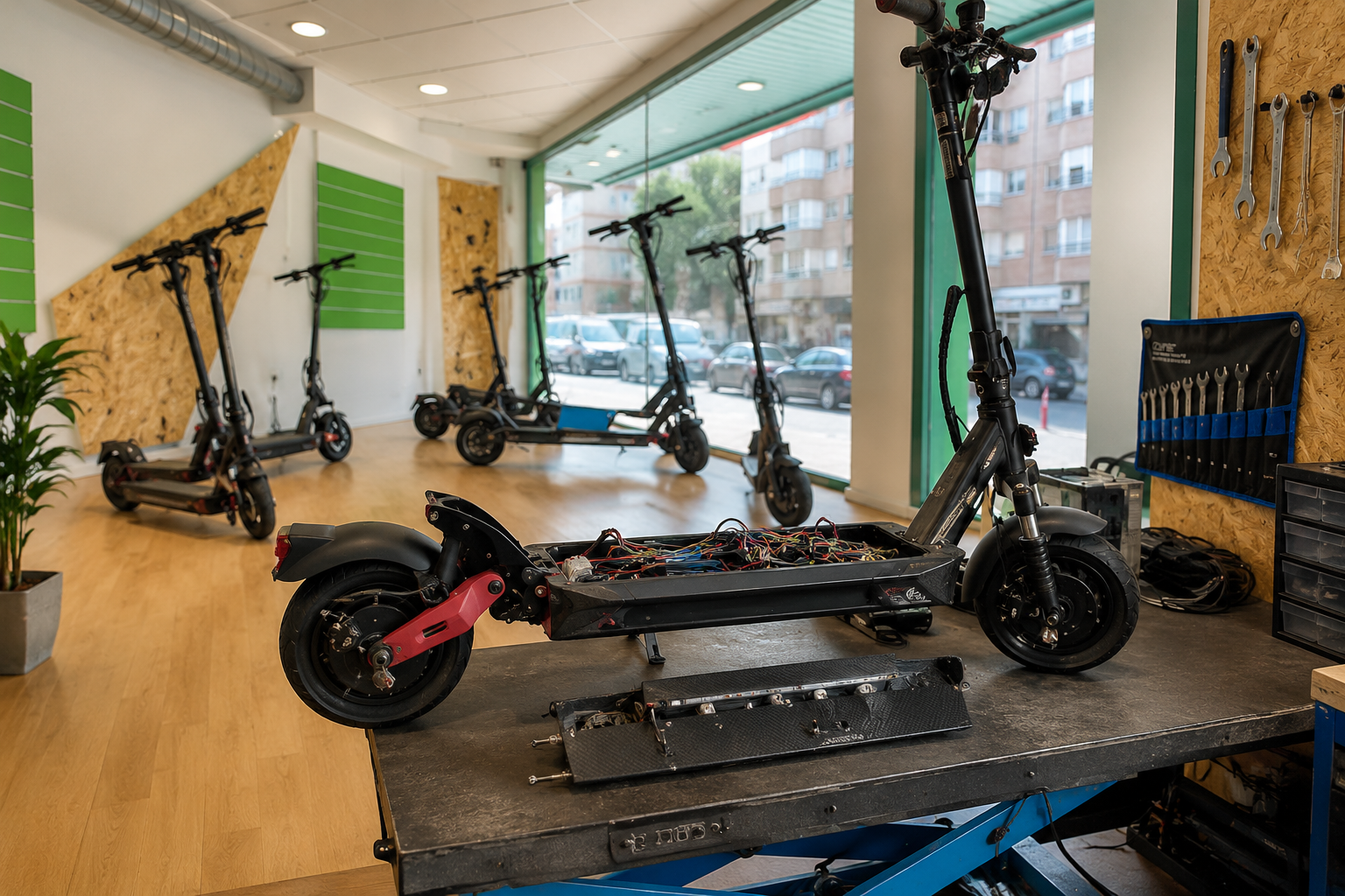 Interior de JM Mobility Urban