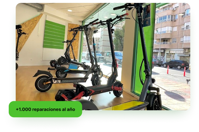 Servicio de reparación de bicicletas eléctricas en Murcia